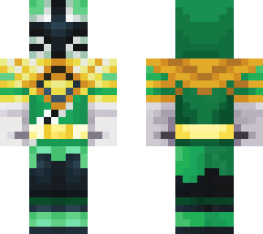 samurai green w/ power shield