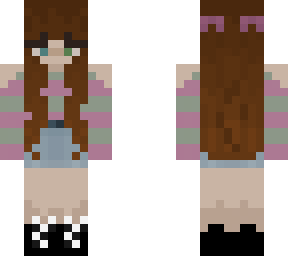 pink and green cute girl