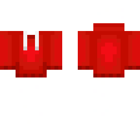 red hoodie full white