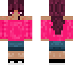 cute girl pink sweater new ver