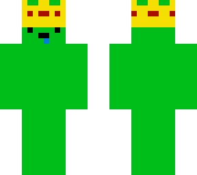 green blob with crown