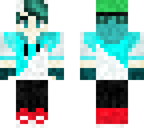 cobblemon trainer karma - teal hair, trainer outfit