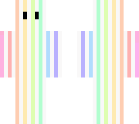 pastel rainbow skin