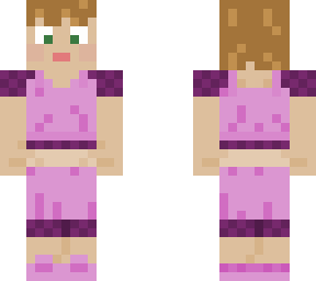 pink skirt, crop-top, shoes, and flower