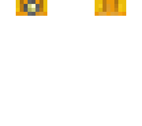 miner miner's helmet orange yellow minecraft skin