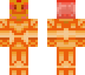 orange pink knight