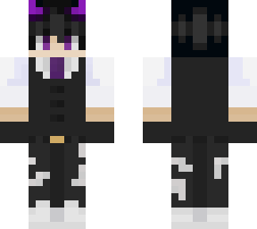 purple horns boy