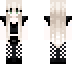 blonde/black clothes
