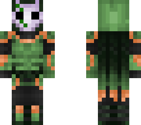 the gold and green clown