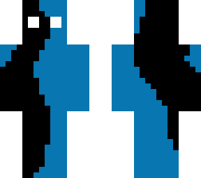 blue with a black stripe.