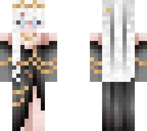 my skin withwhite hair and light blue eyes