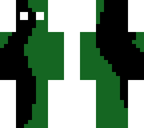 green with a black stripe.