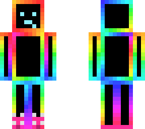 rainbow guy with slippers