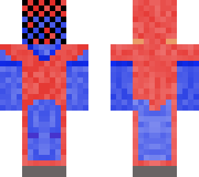 red and blue