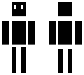 simple black sweaty blob