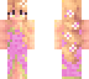 bos meisje roze