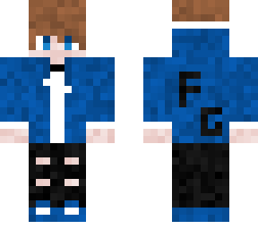 skin de gamer man blue 2025