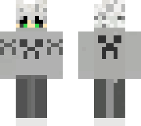 white haired boy