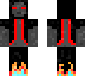 wither youtuber in fire