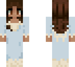 blue nightgown
