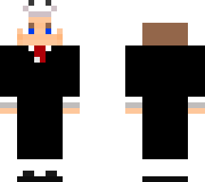 bunnysquidge in a suit with white socks and bunny hat