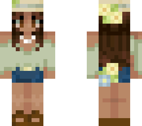 flowered hat