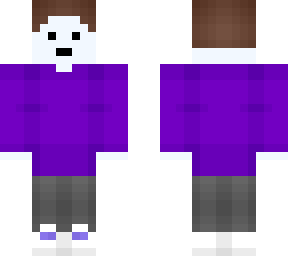 neel - purple sweater
