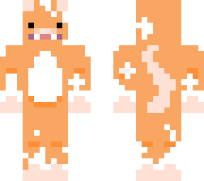 orange and white rat