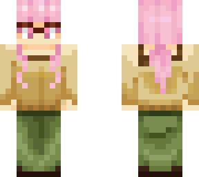 pink hair girl
