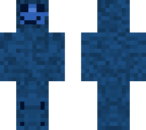blue guy smiling
