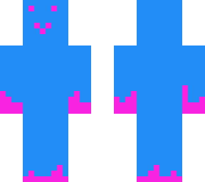 blue man