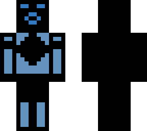 blue man
