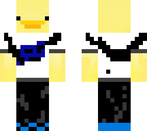 cool duck with bag
