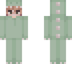 green dino onesie (matching)