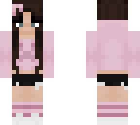 pink creeper girl w/ hood