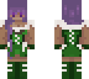 qqskins recolored purple haired girl