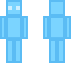 simple blue skin
