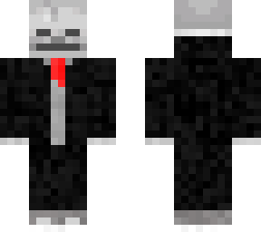 skelton in a suit