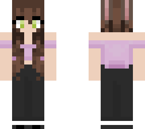 Brunette Bunny Girl | Minecraft Skin