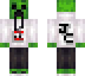 creeper with white jacket
