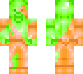 fusion steve (green steve) & (orange steve)