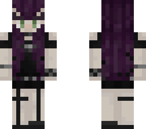 goth/punk purple hair