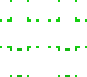 green geometrical skin