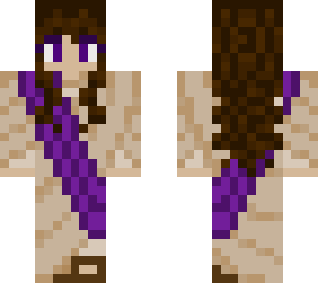 purple roman lady with darker hair