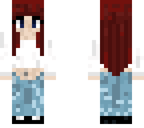 red hair girl | Minecraft Skin