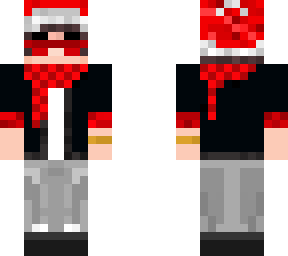 red hat and red glasses