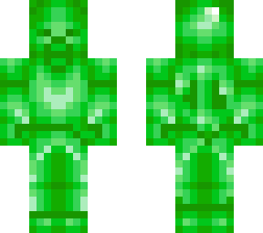shiny dark green steve
