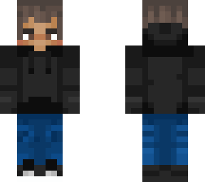 black hoodie boy