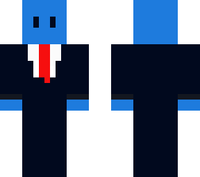 blue guy in suit