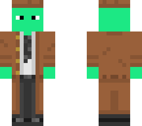 brown coat man